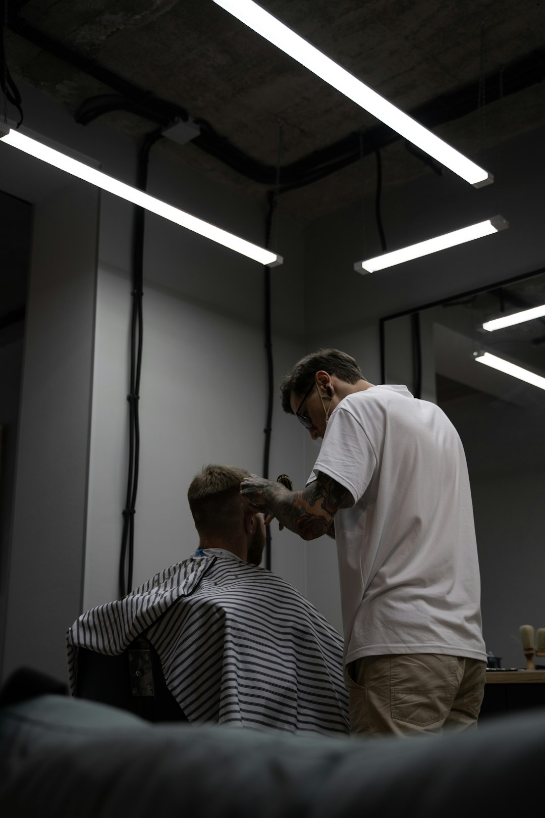 Professional stylist consultation